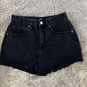 Cotton On Black Jean Shorts